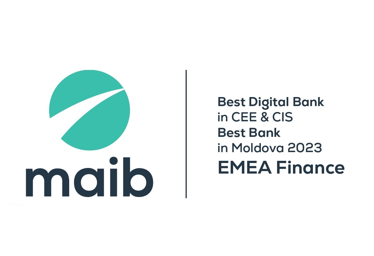 Maib a fost desemnată cea mai bună bancă digitală din regiunea ECE și CSI